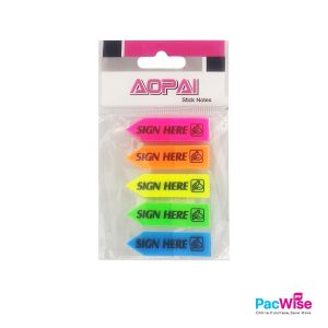 Sticky Note/Aopai/Nota Melekit/Removable/Flag Sticky Note/Arrow/5 Colour