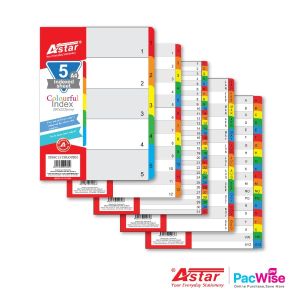 Index Divider/Astar/Colourful/Pembahagi Indeks Berwarna/A4