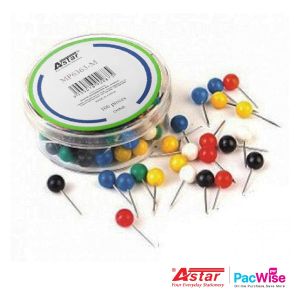 Map Pin/Astar MP6363/Pin Peta/Mix Colour Map/6mm (100 pcs x 1 box)