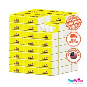 Bamboo Facial Soft Tissue Paper 4 Ply x 300’s / Non-Fluorescent Facial Tissue