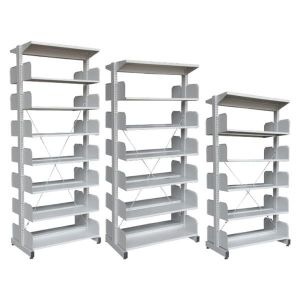 Book Rack/Library Rack/S325W/S326W/S327W/Rak Perpustakaan/Double Sided without Side Panel/5 Level/6 Level/7Level