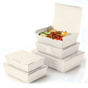 Disposable Lunch Box/Takeaway Lunch Box/Paper Lunch Box/Kotak Makan